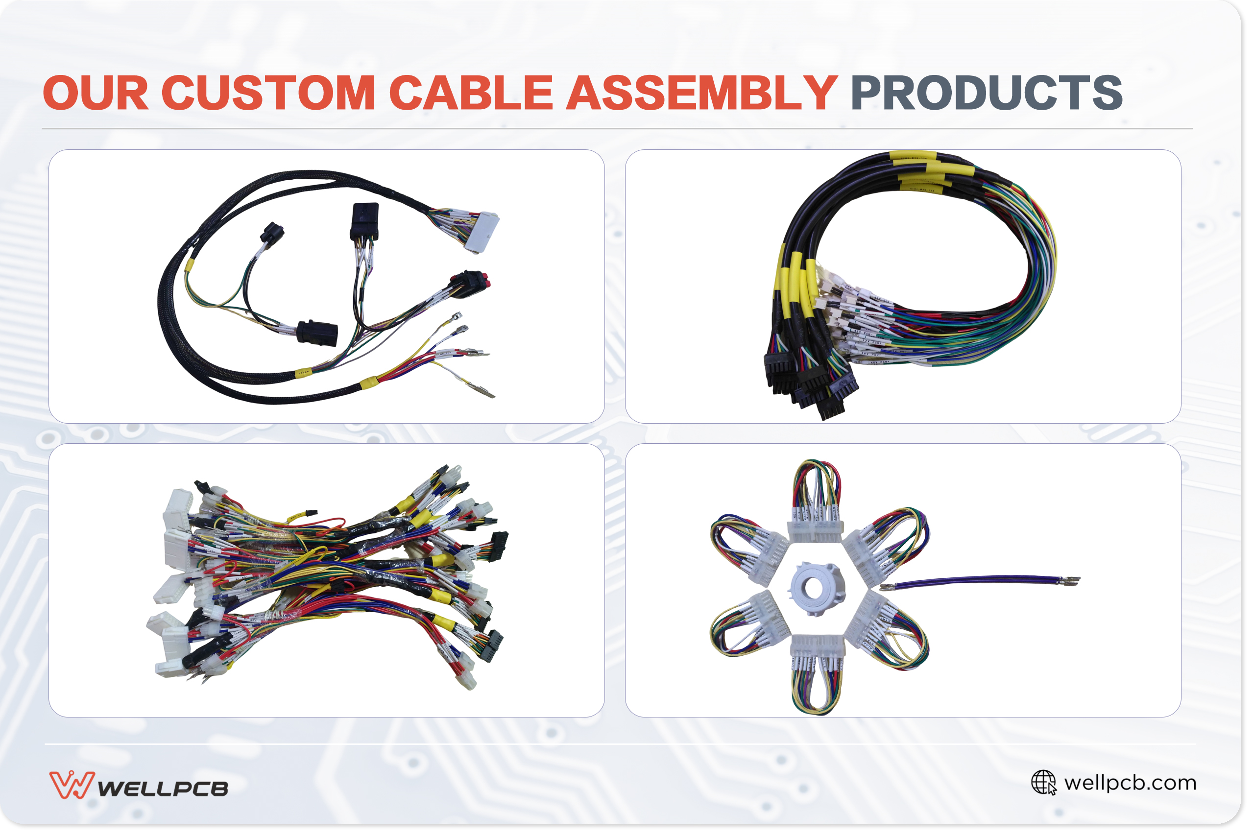 Our custom cable assembly products