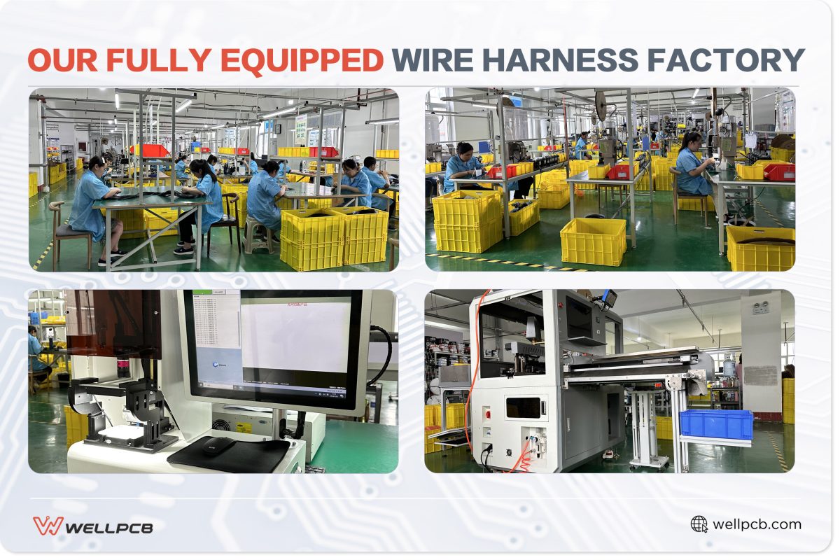 Our fully equipped wire harness factory