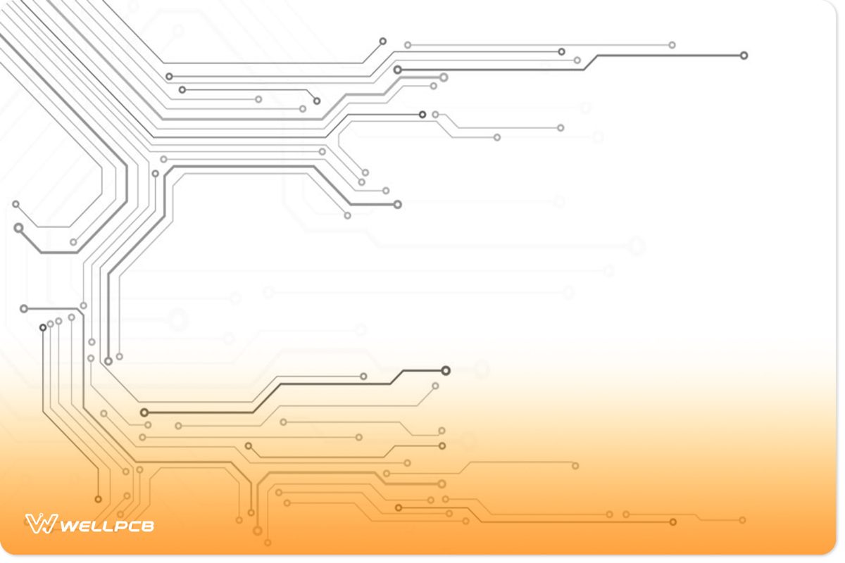 PCB Technology Information Pattern Concept Vector Background. 