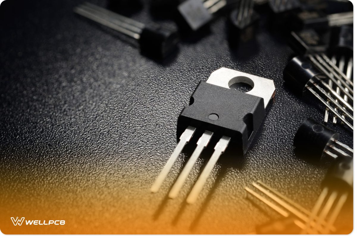 PWM control circuit contains two transistors