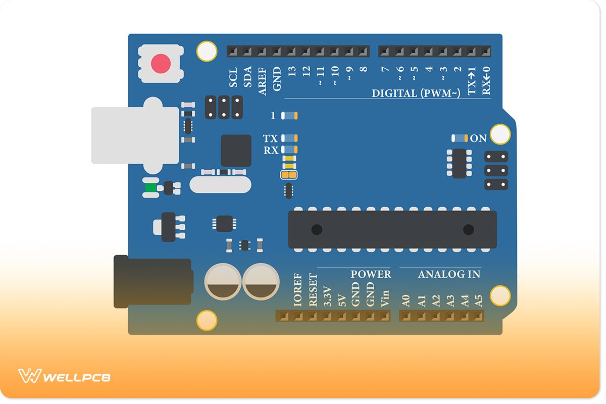 Pinout in Arduino board