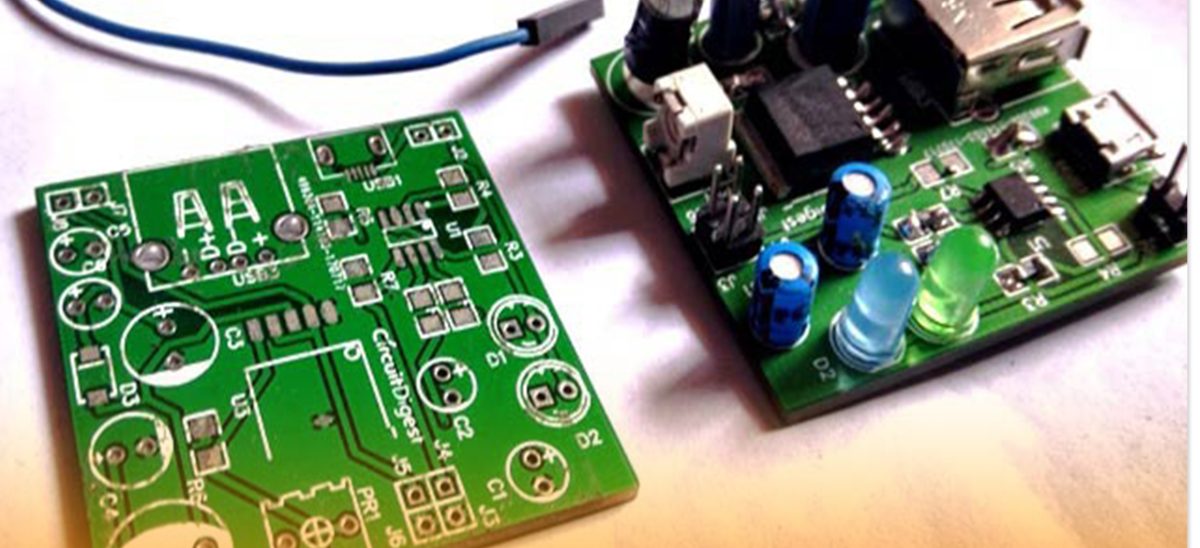 Power Bank Circuit On PCB