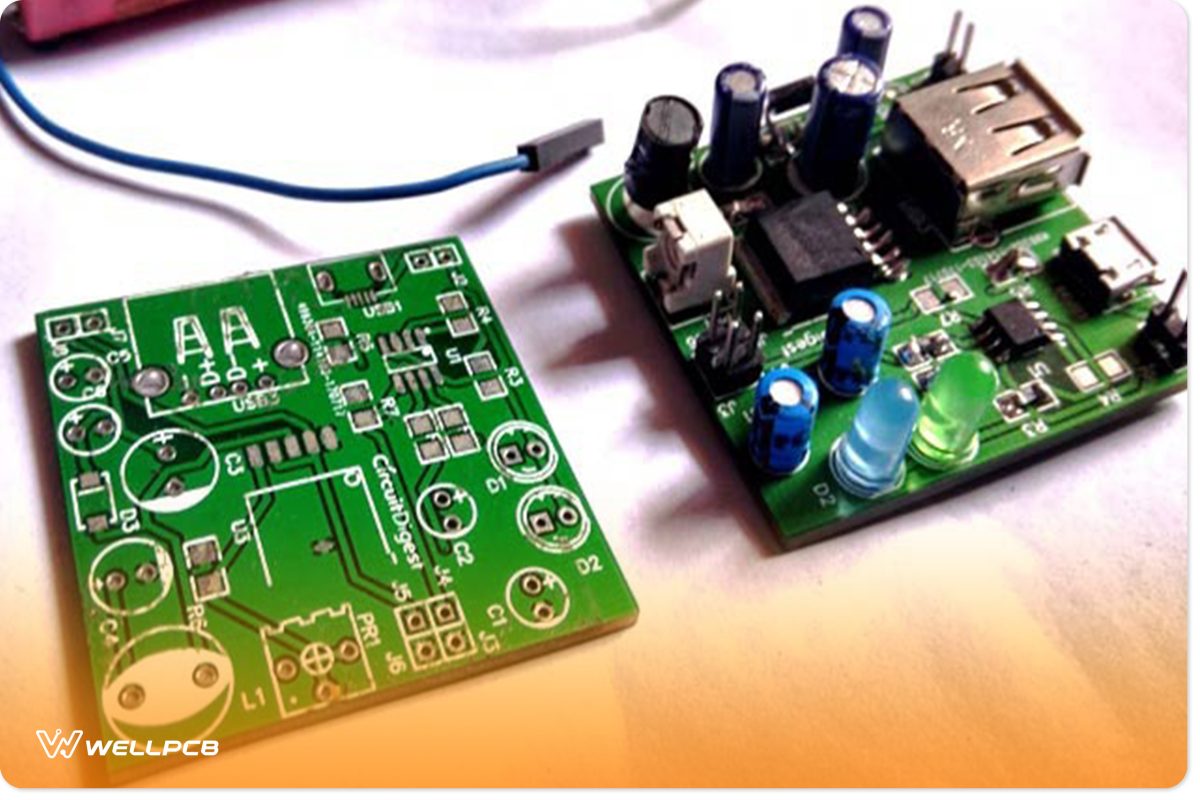 Power Bank Circuit On PCB