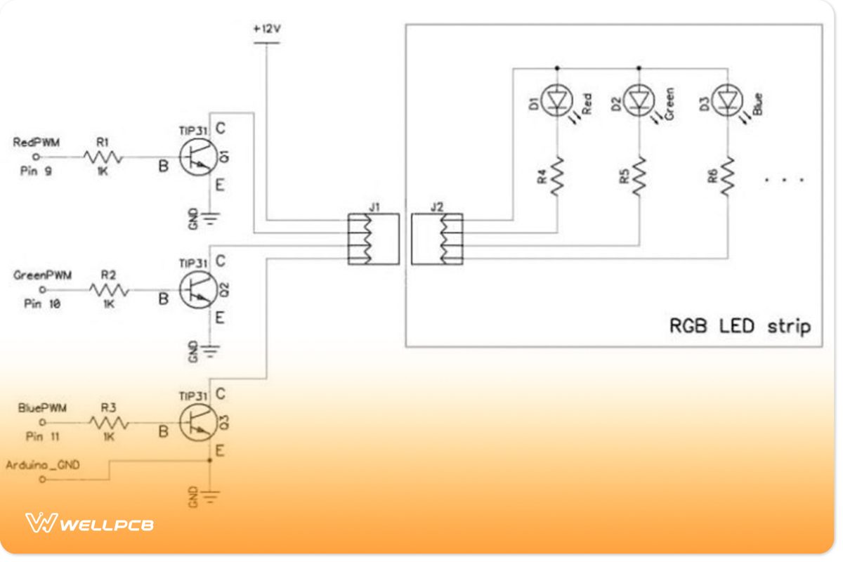 RGB LED controller circuit