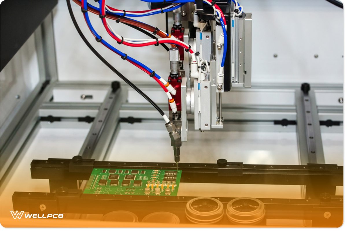 Robotic system spraying conformal coating