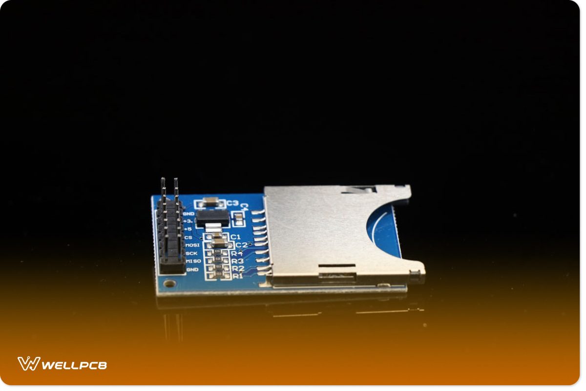 SD Card Reader Writer Module for microcontroller board projects