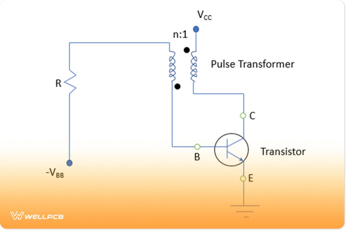 Schematic Of A Monostable Oscillator With A Base Timing