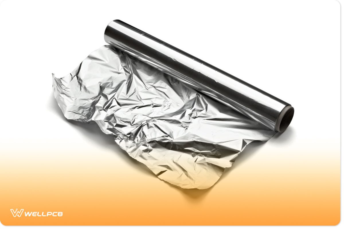 Sheet of aluminum foil