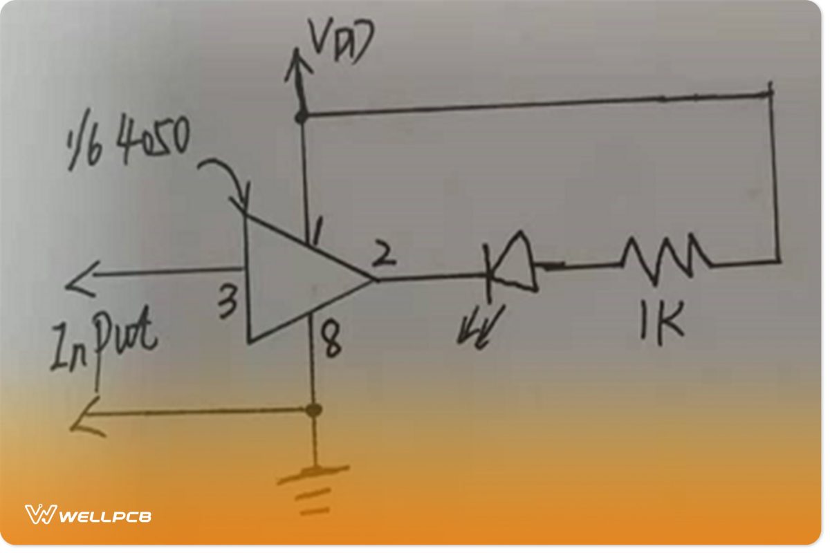 Simple Logic Probe based on IC-4050