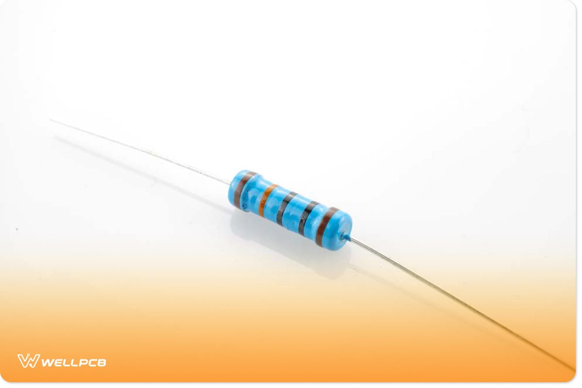 Single Metal Film Precision Resistor Component 