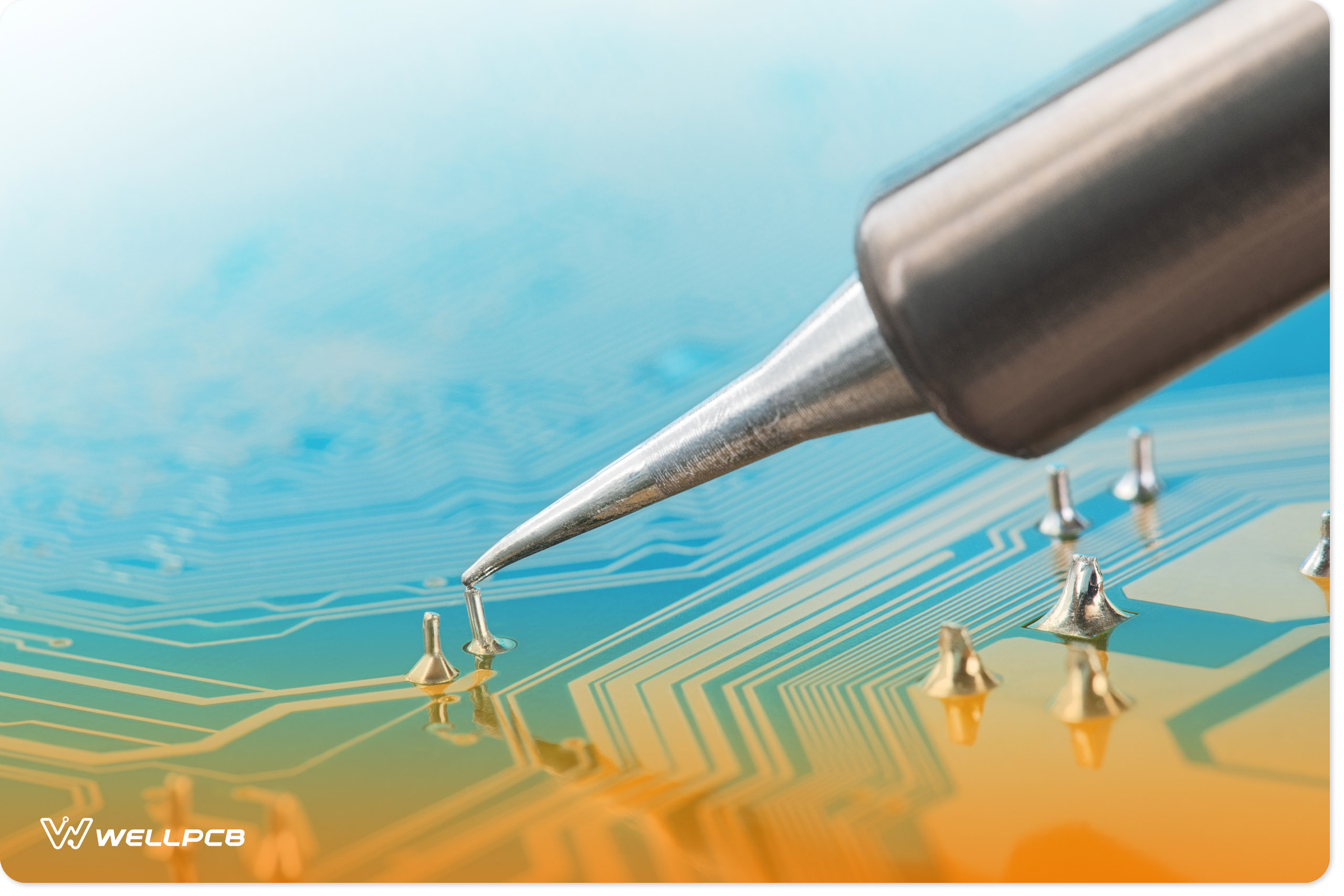 Soldering of electronic circuit board