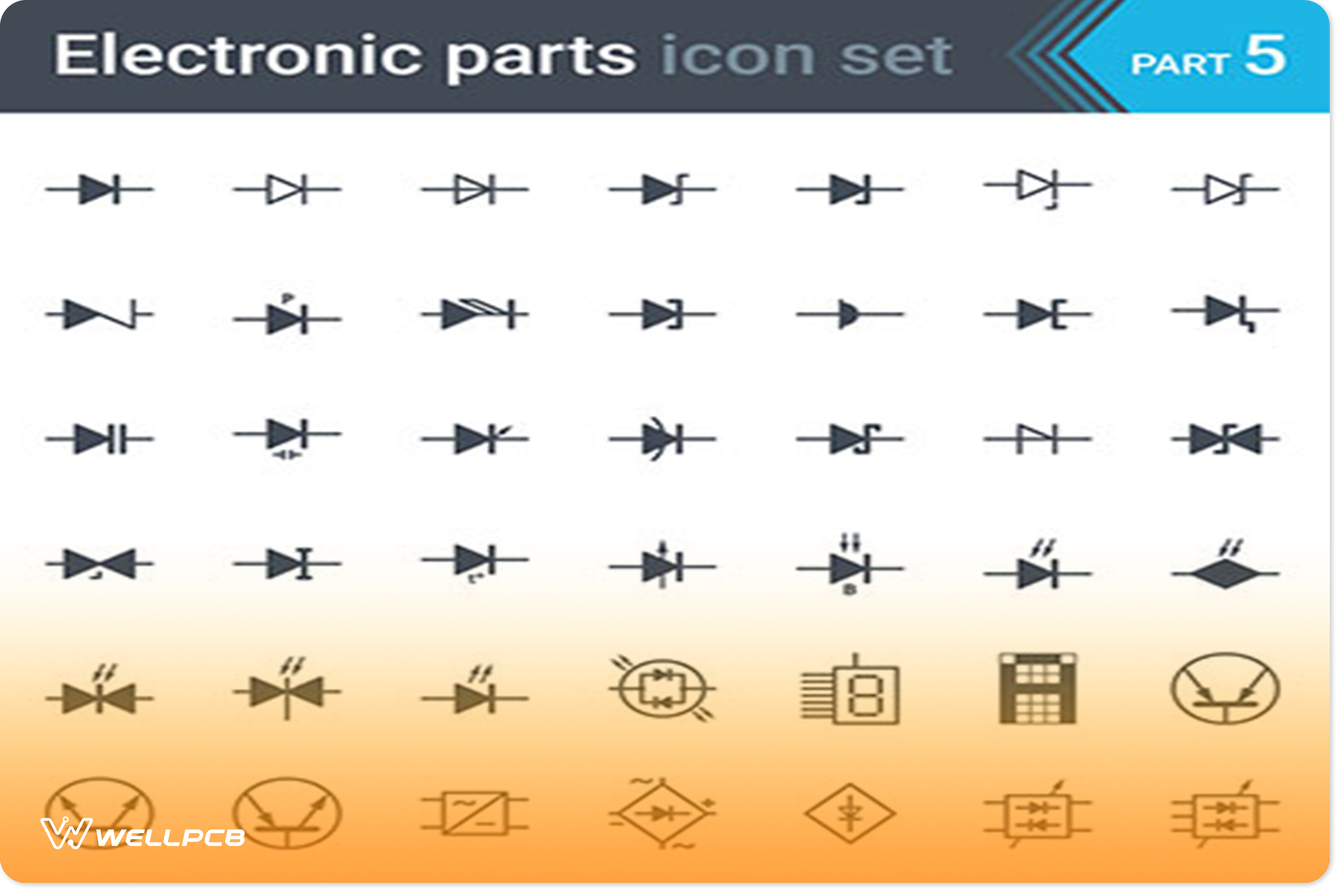 Symbol representing rectifier