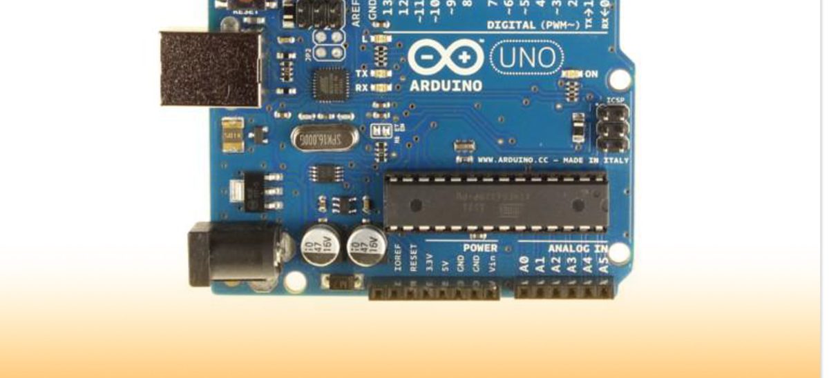 The Arduino Uno microcontroller