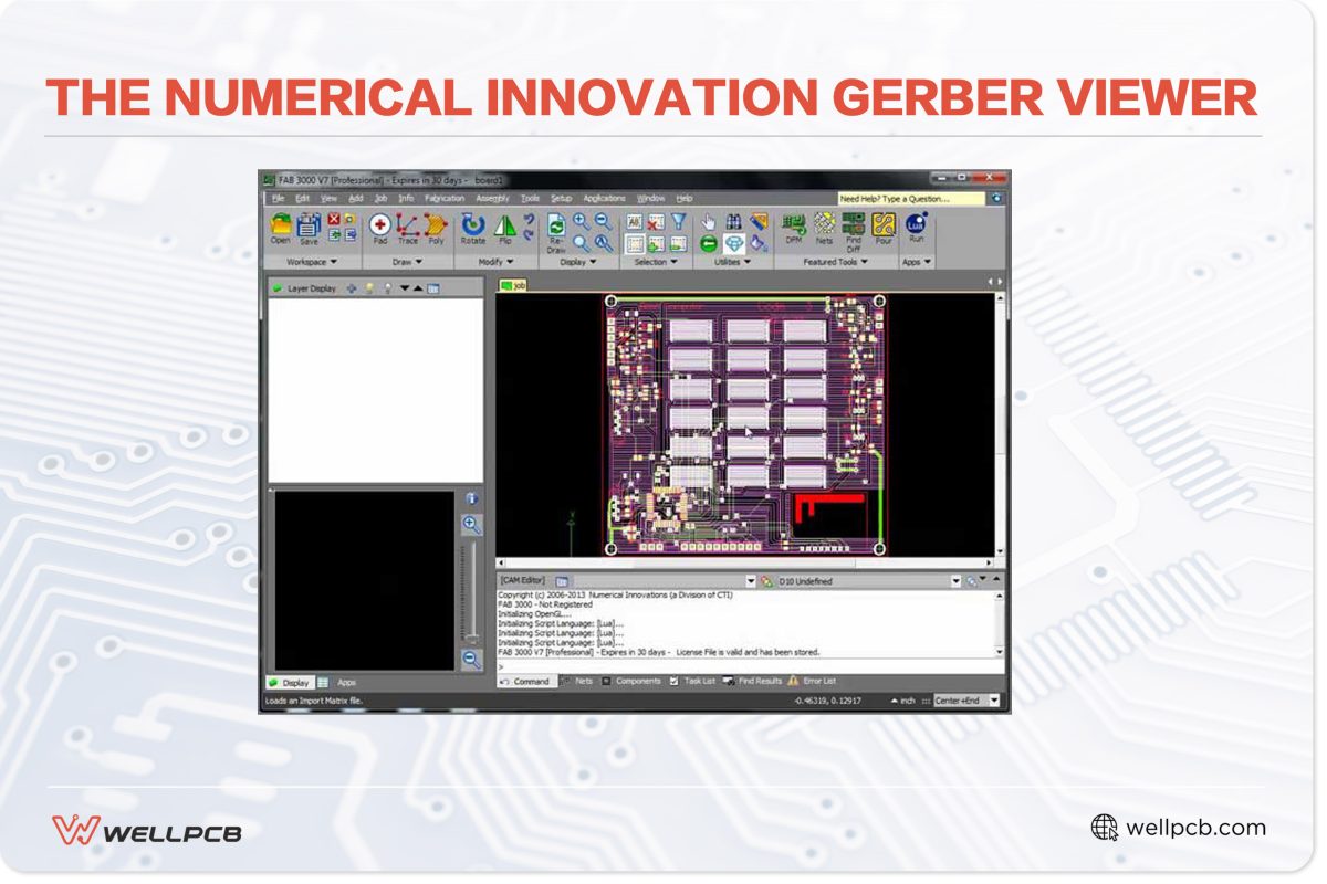 The Numerical Innovation Gerber Viewer