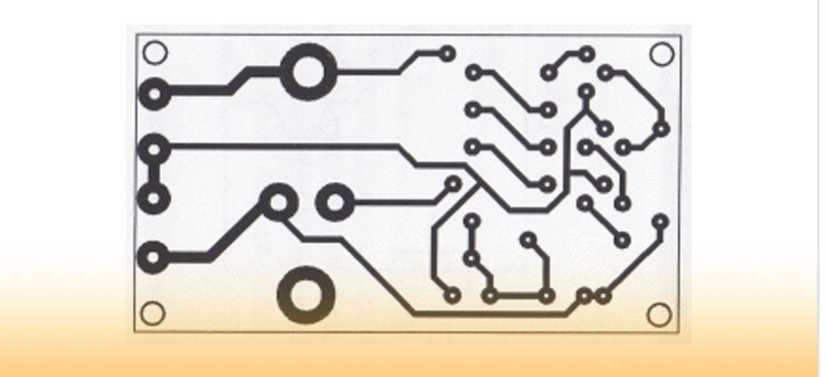 The PCB Design of the Circuit