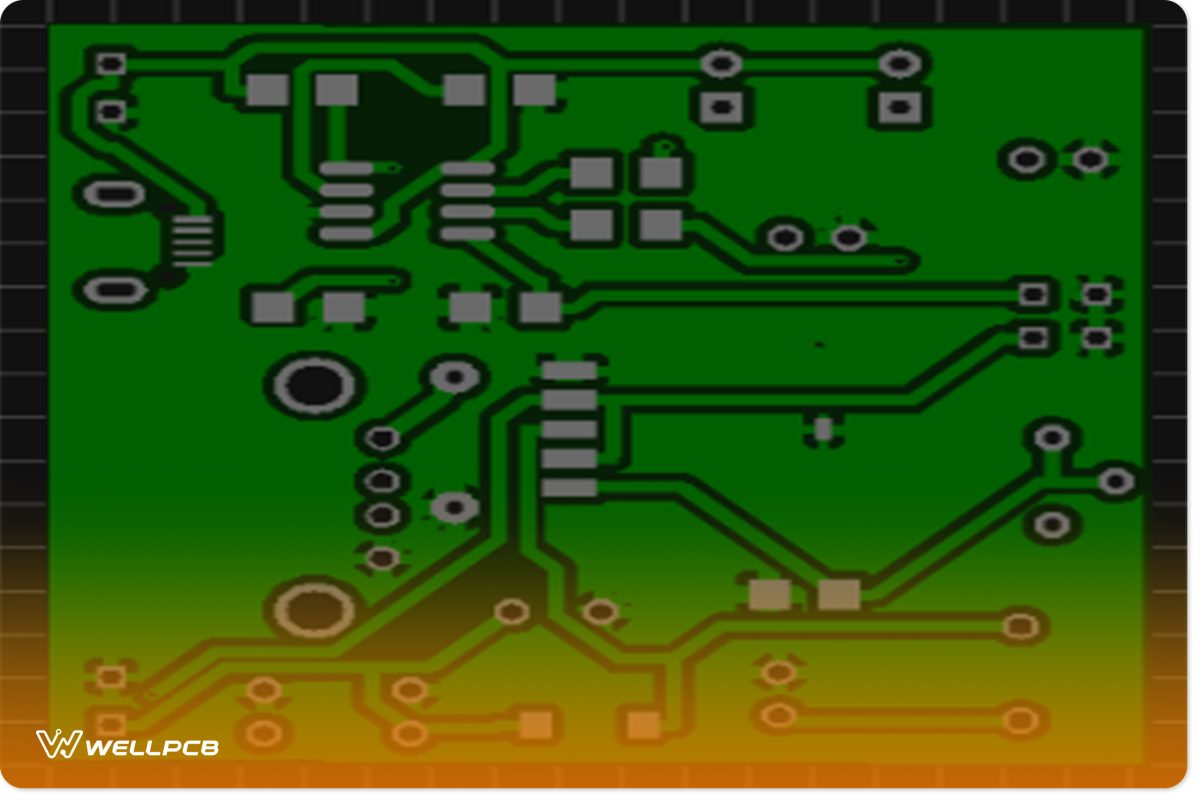 The PCB Design of the Circuitry of the Power Bank