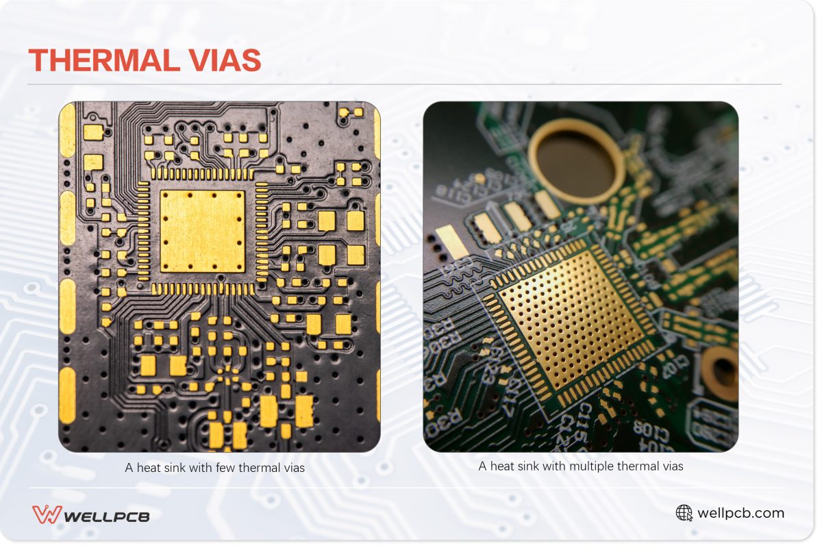 Thermal vias