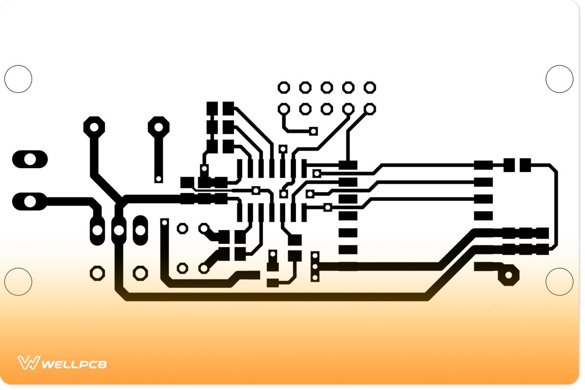 Traces On Printed Circuit Board