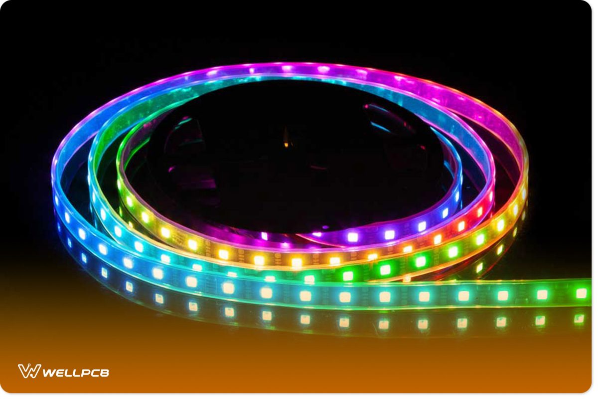 Use a Y-Splitter for RGB strip lights.