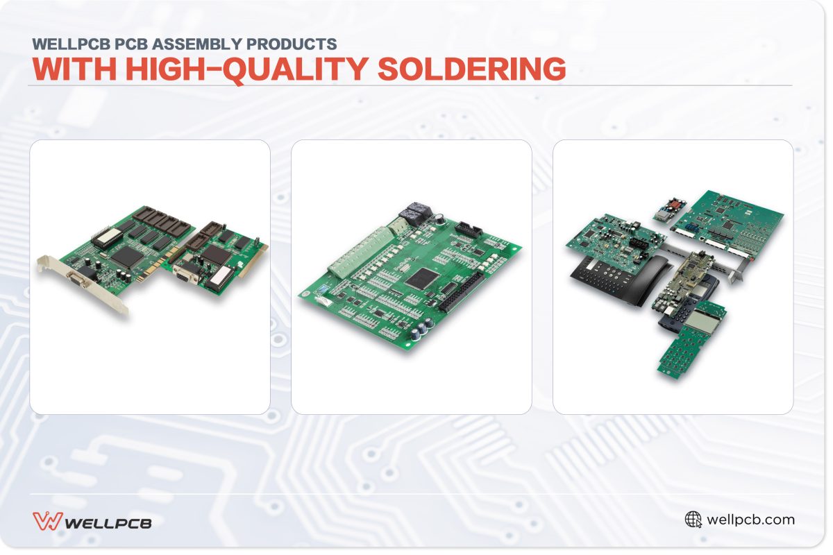 WellPCB PCB Assembly Products with High-quality Soldering