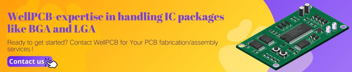 WellPCB-expertise in handling IC packages like BGA and LGA