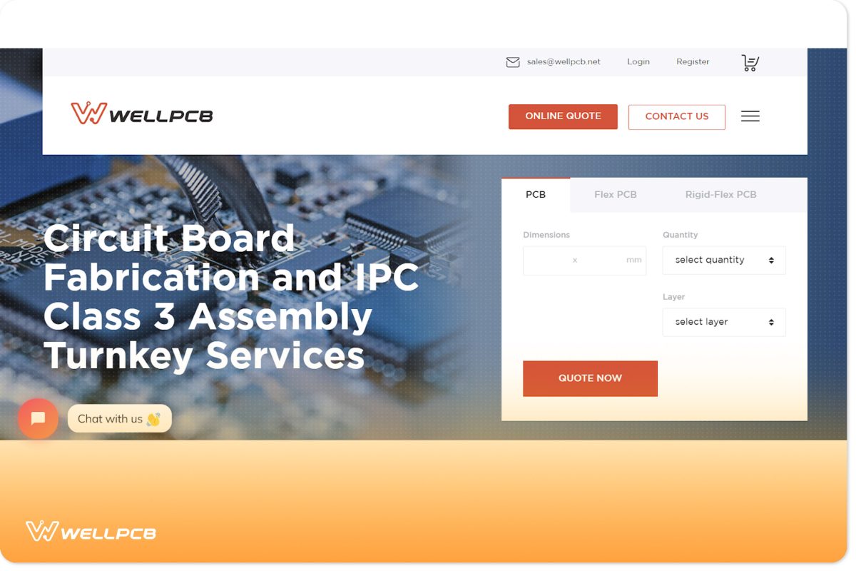 WellPCB website