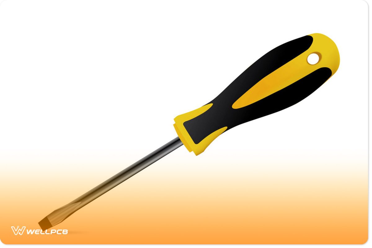 Yellow screwdriver