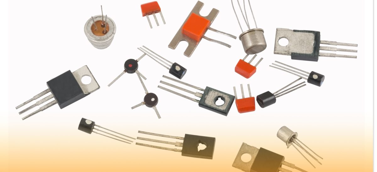 a photo showing different types of transistors