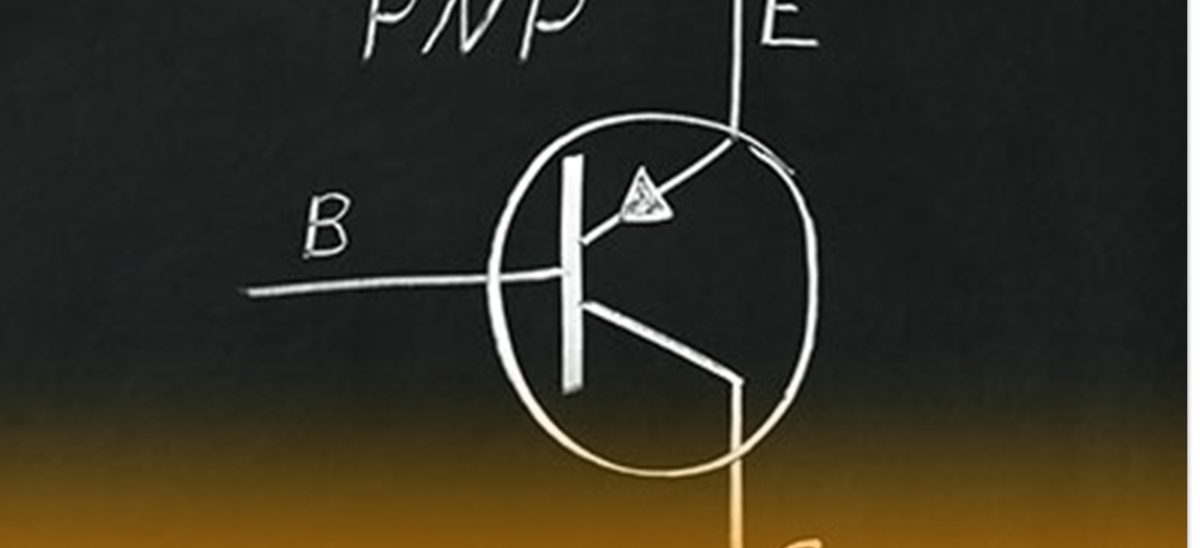 a schematic symbol of a transistor