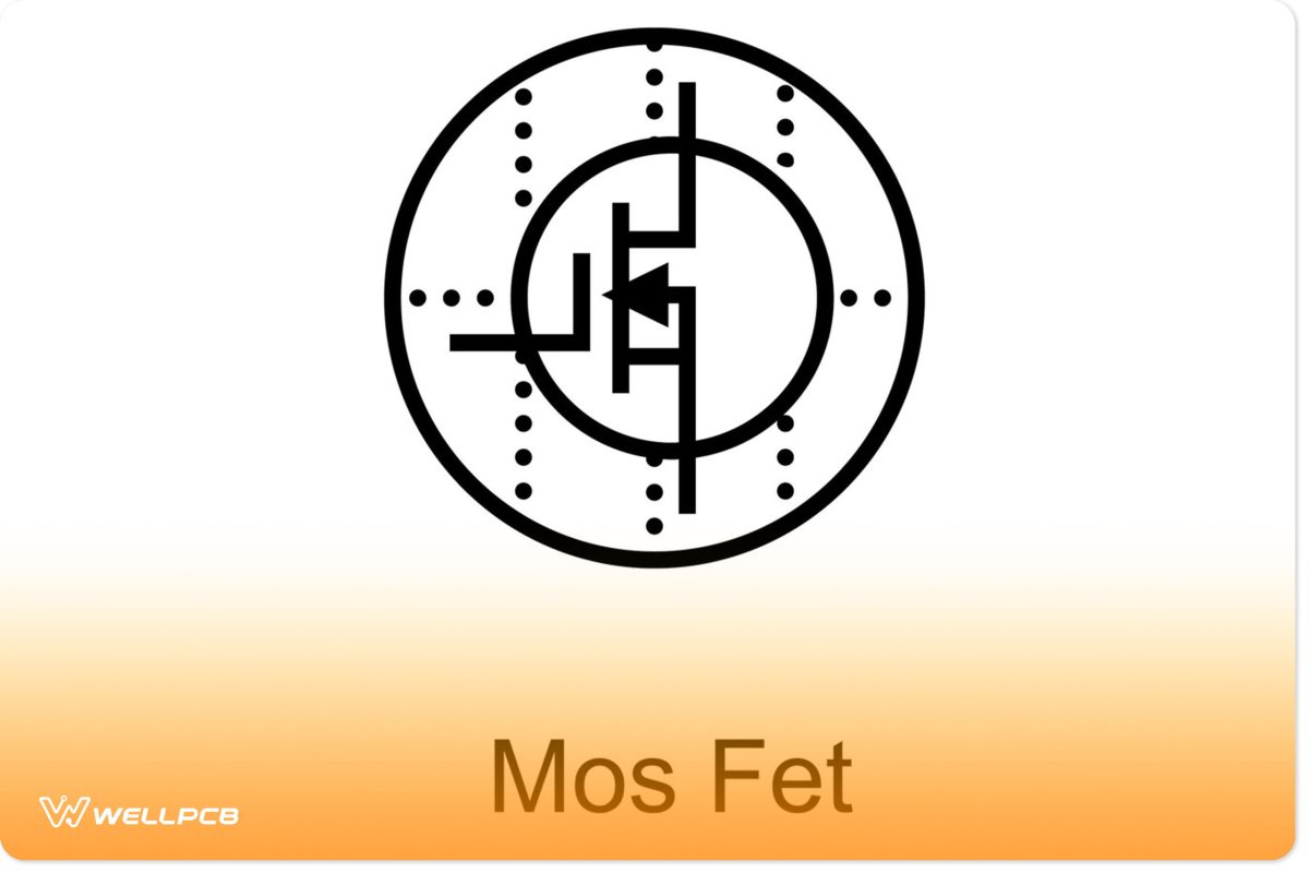 a symbol of a Mosfet