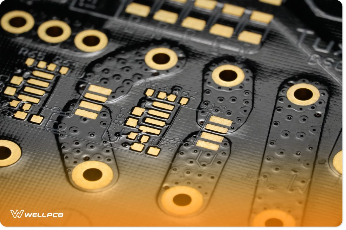 bare PCB manufacturing process should produce a board like this