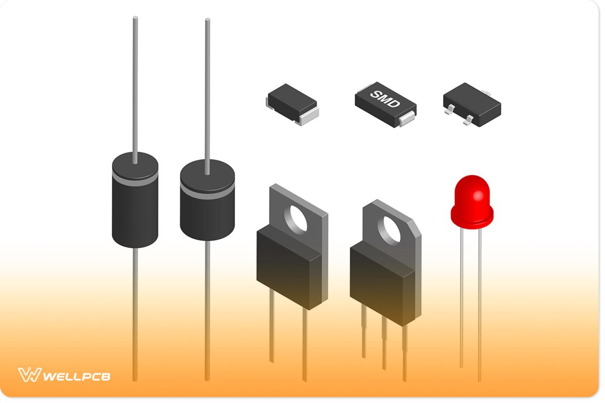 diode types as electrical components