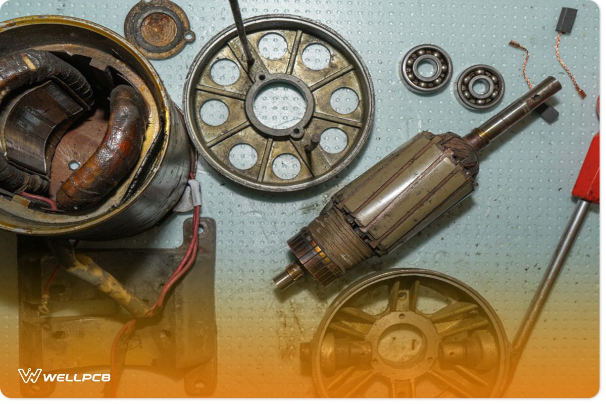 parts of an electric motor