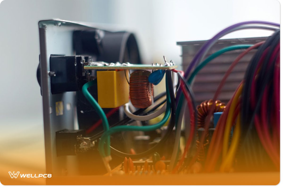 power supply with MOSFET transistors