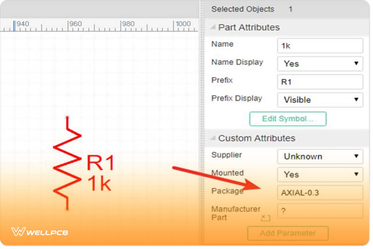 the package input box